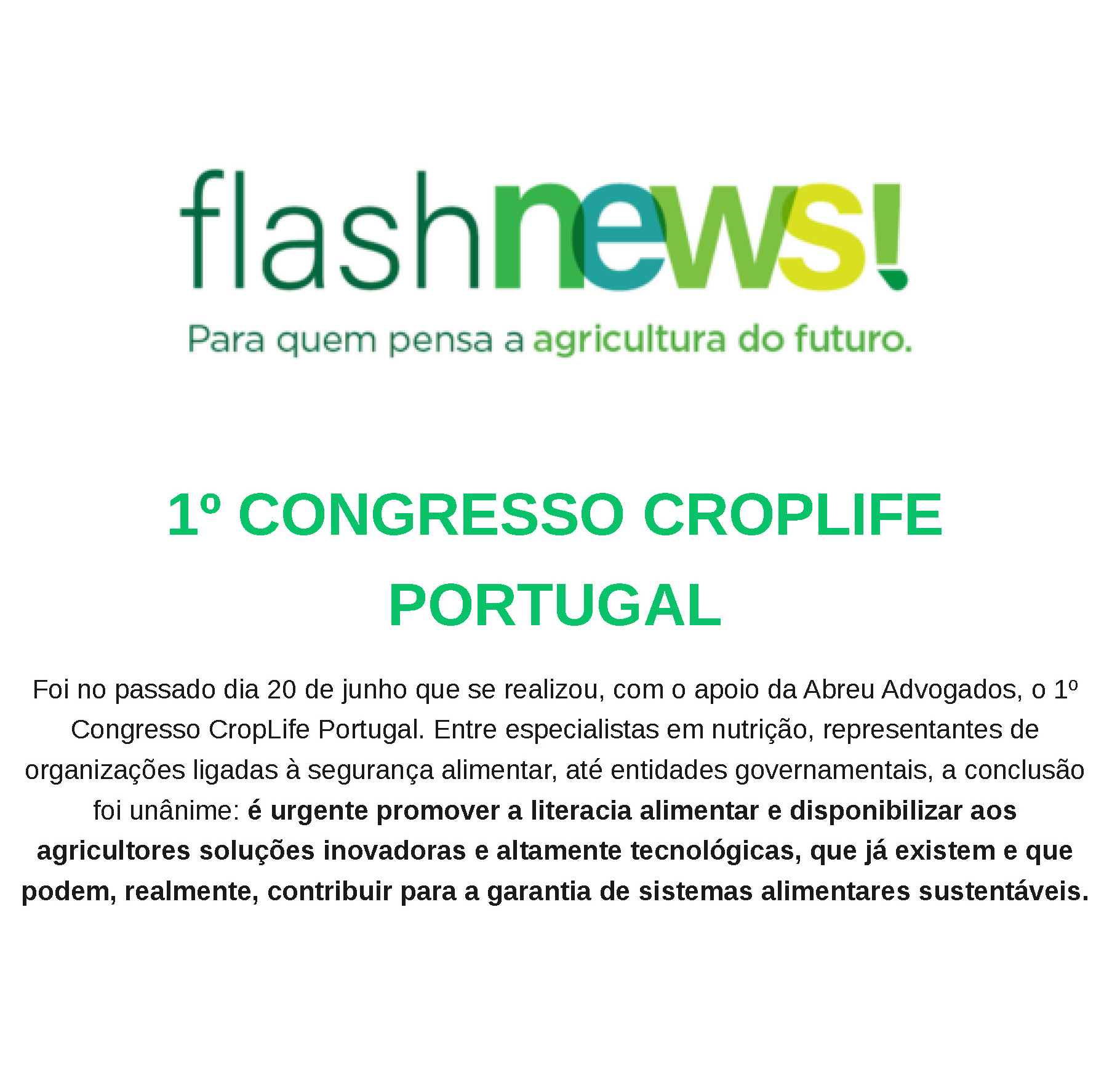 1º Congresso CropLife Portugal